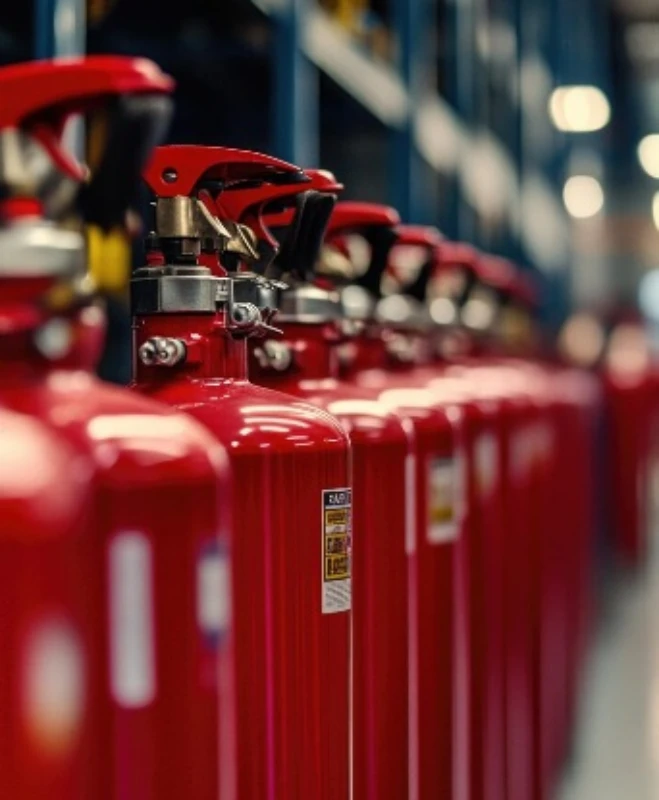 Imagem ilustrativa de Agente saponificante para incêndio industrial