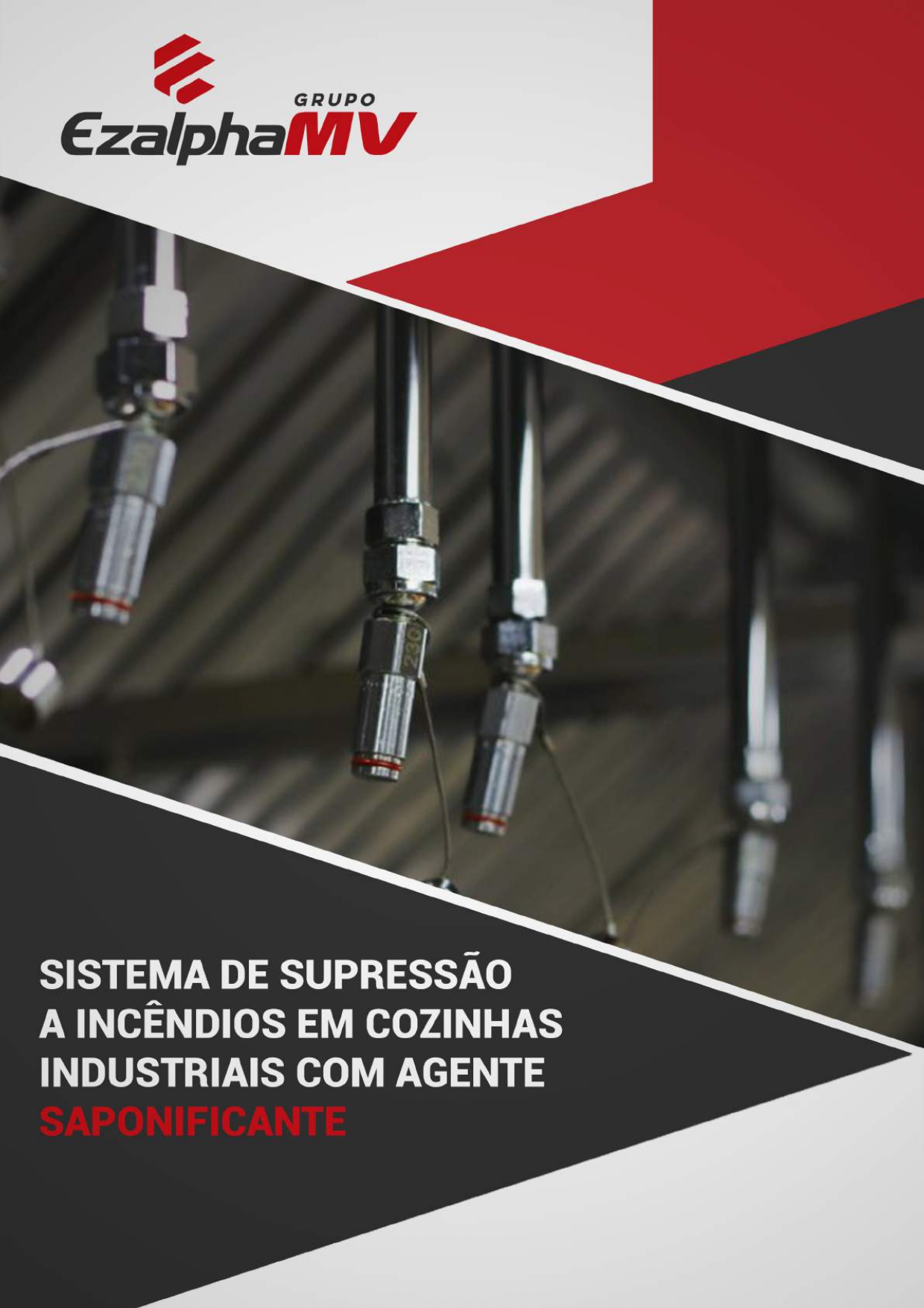 Sistemas de supressão a incêndios em cozinhas industriais com agente saponificante